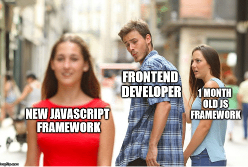 javascript frameworks meme