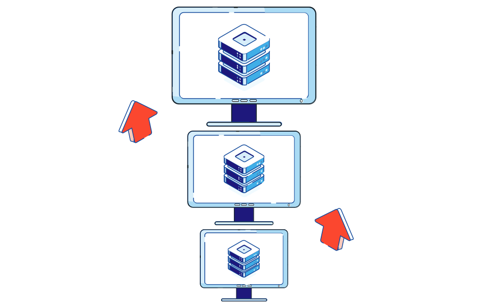 vertical scaling of an app example