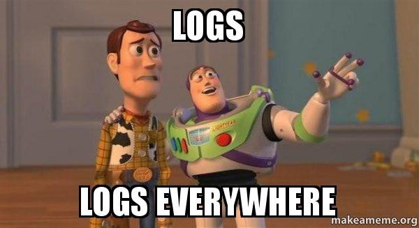 logs everywhere meme