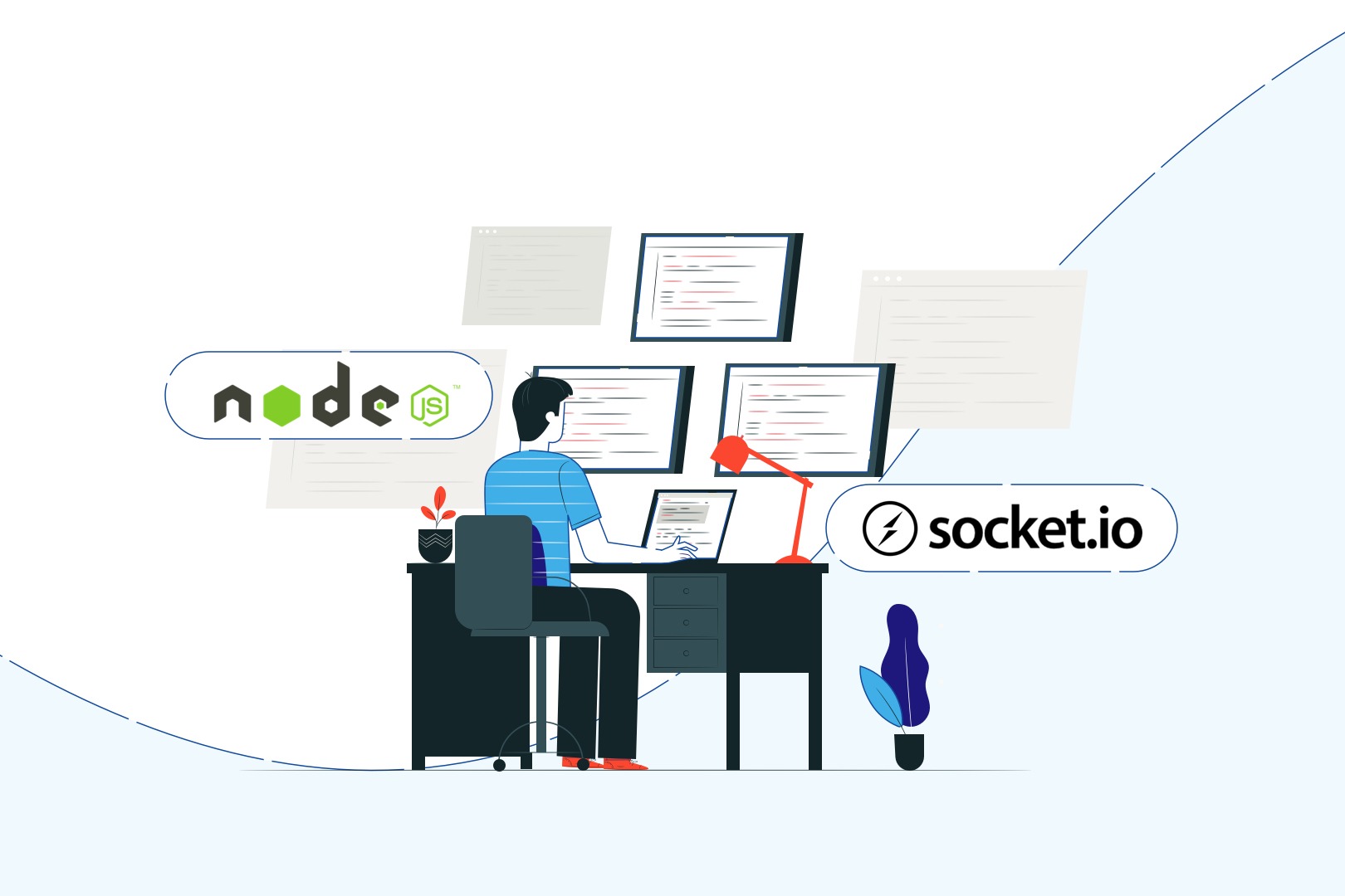 Node.js Socket.io tutorial: Real-time chat application | TSH.io