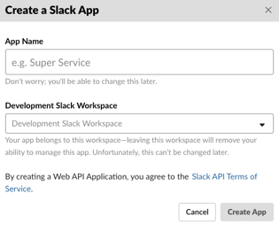 a screenshot showing a view of slack app examples