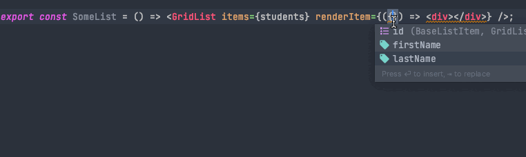 typescript code example