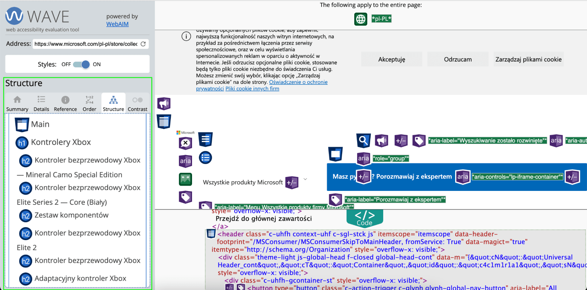 WAVE for individual web pages accessibility criteria. First accessibility audit, then you will be able to fix accessibility issues