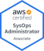 AWS Certified SysOps Administrator Associate badge