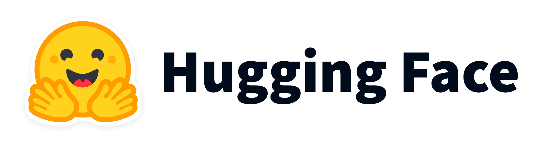 Hugging Face logo. language translation technology with less human involvement