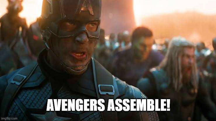 software development team structure avengers assemble meme