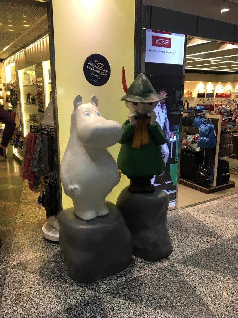 Visiting Finland also means meeting some famous cartoon characters
