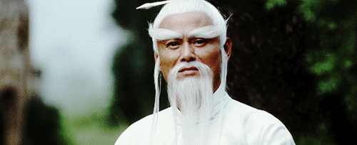 Master Pai Mei from Kill Bill approving